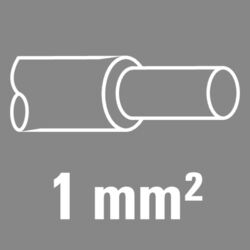 Conductor nom. cross-section 1.0mm&sup2;