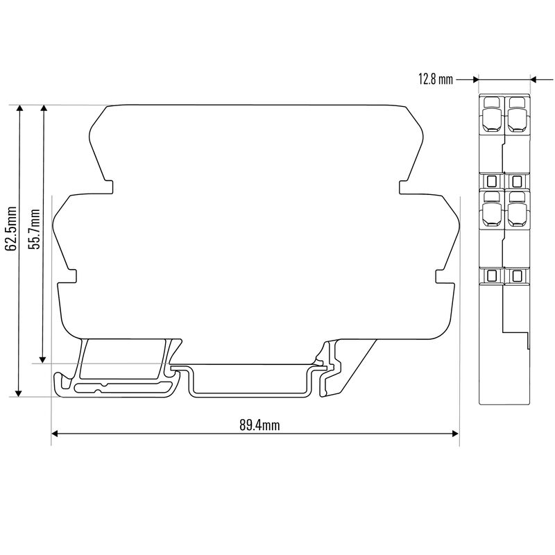 TRPL 24VDC 1NO/1NC FG