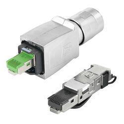 Connettori RJ45, ibrido e USB