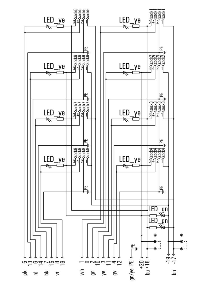 SAI-8-M 4P IDC PE