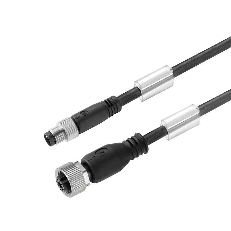 M8 Stift auf M12 Buchse