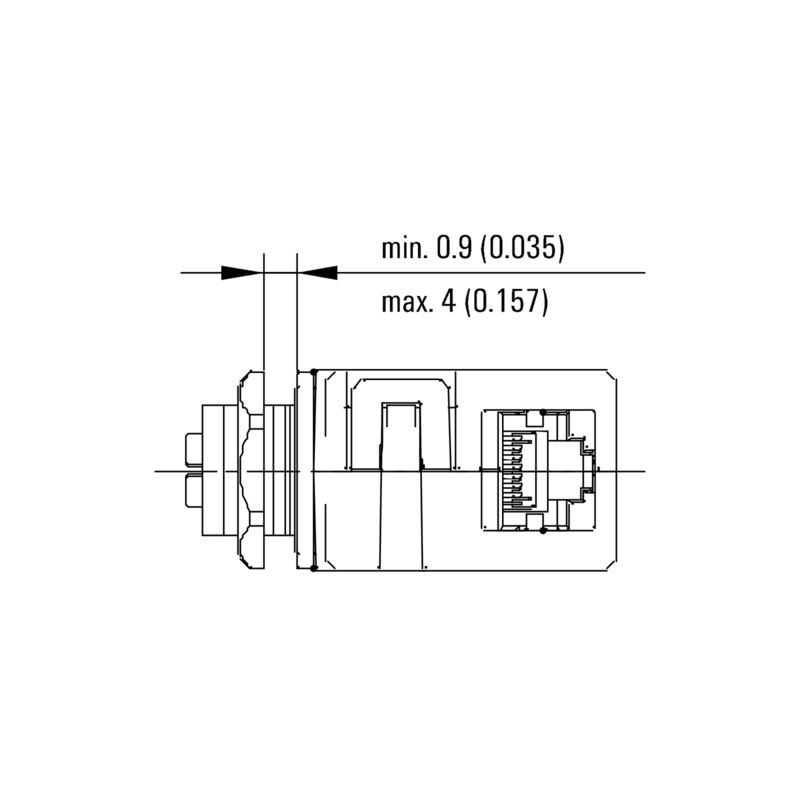 IE-AD-M12XRJ45-90
