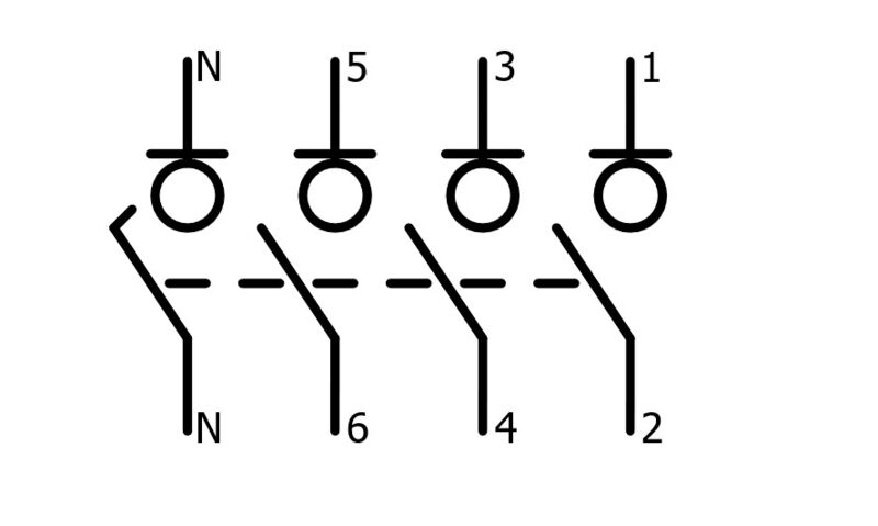 AC SB M 250A 4POL CG 06KV