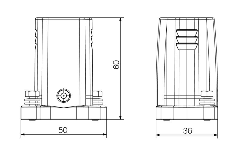 HDC IP68 04A TOS 1M25G
