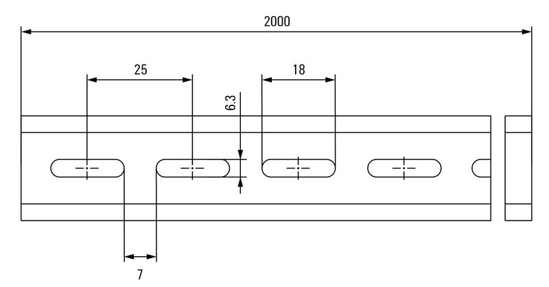 TS 35X15/6X18 2M/ST/ZN