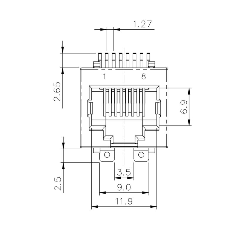 RJ45C5 S1V 2.7E4N RL