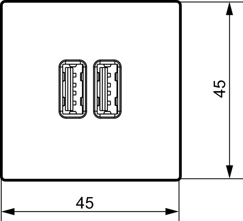 IE-FCI-PWB-2USB-A-5V
