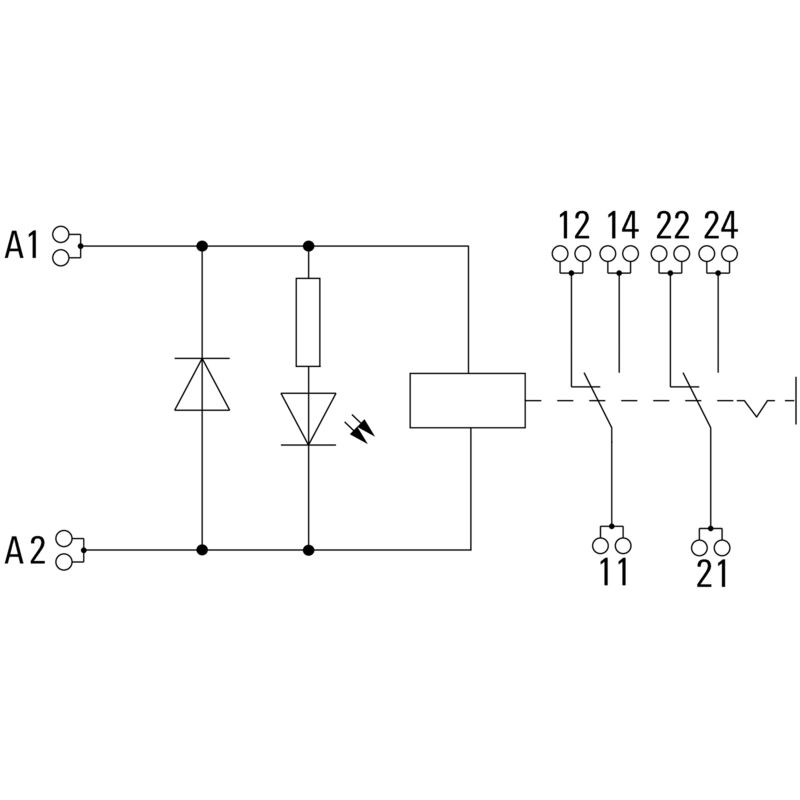 RCIKITP 24VDC 2CO LD/PB MC