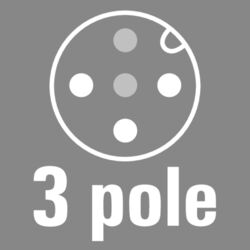 3-pole, A-coded