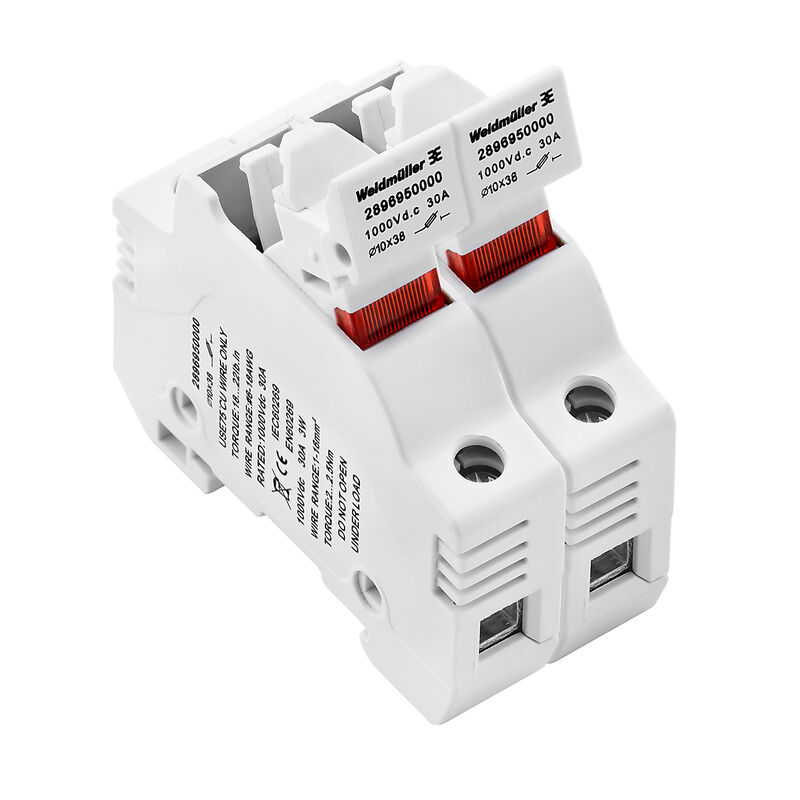 FUSEHOLDER WSFH/2 10X38 1KV LED