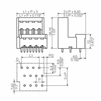 SLDV-THR 5.00/08/180GLF 3.2SN BK BX