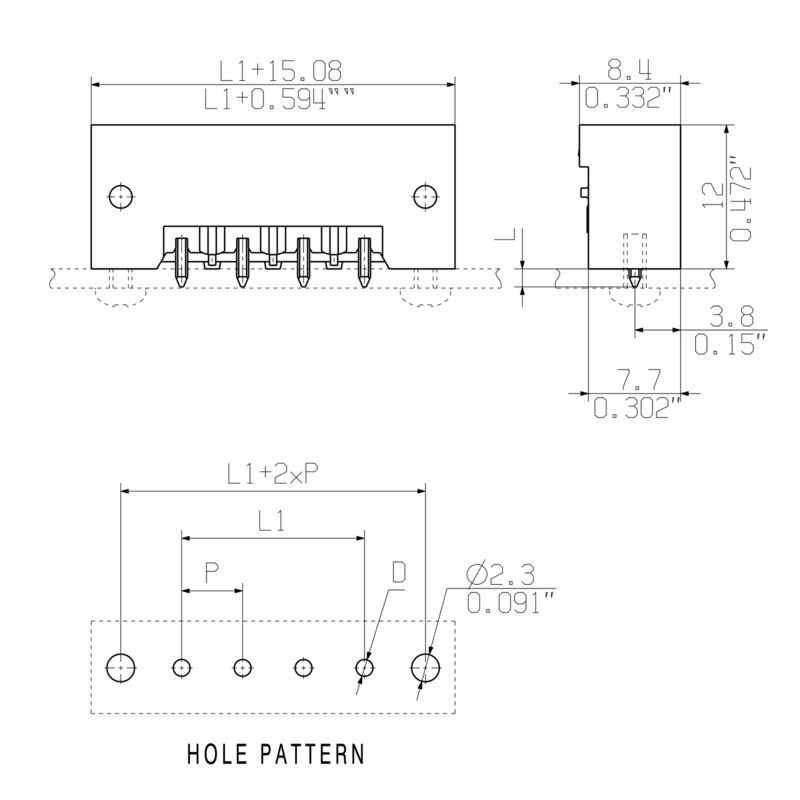 SL-SMT 5.08HC/03/180F 3.2SN BK RL