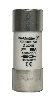 FUSE WSFL 22X58 65A 1K5V GPV