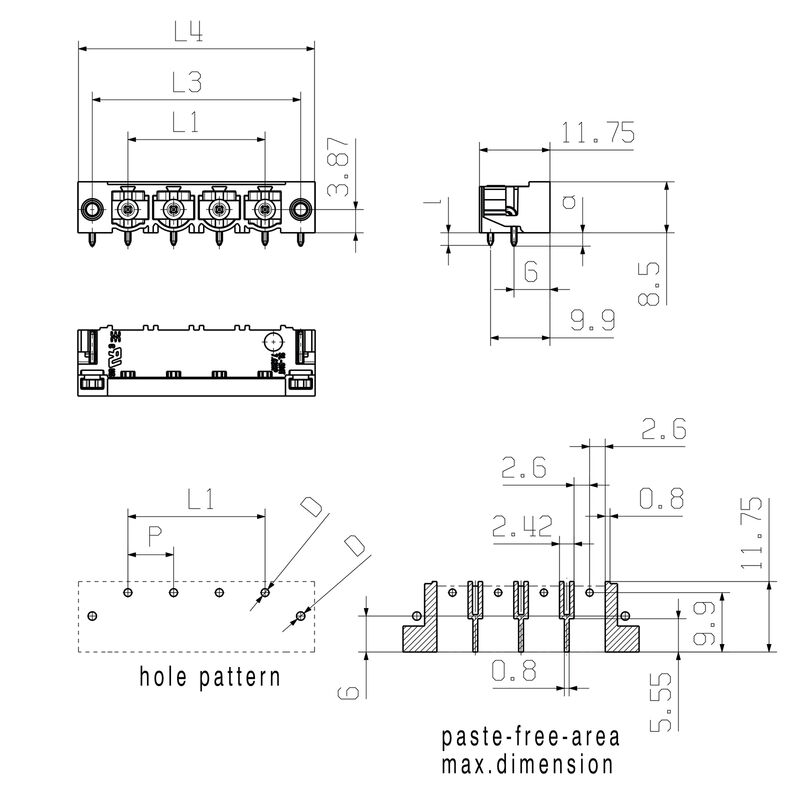SL-SMT 7.62HP/02/90LF 2.1SN BK BX