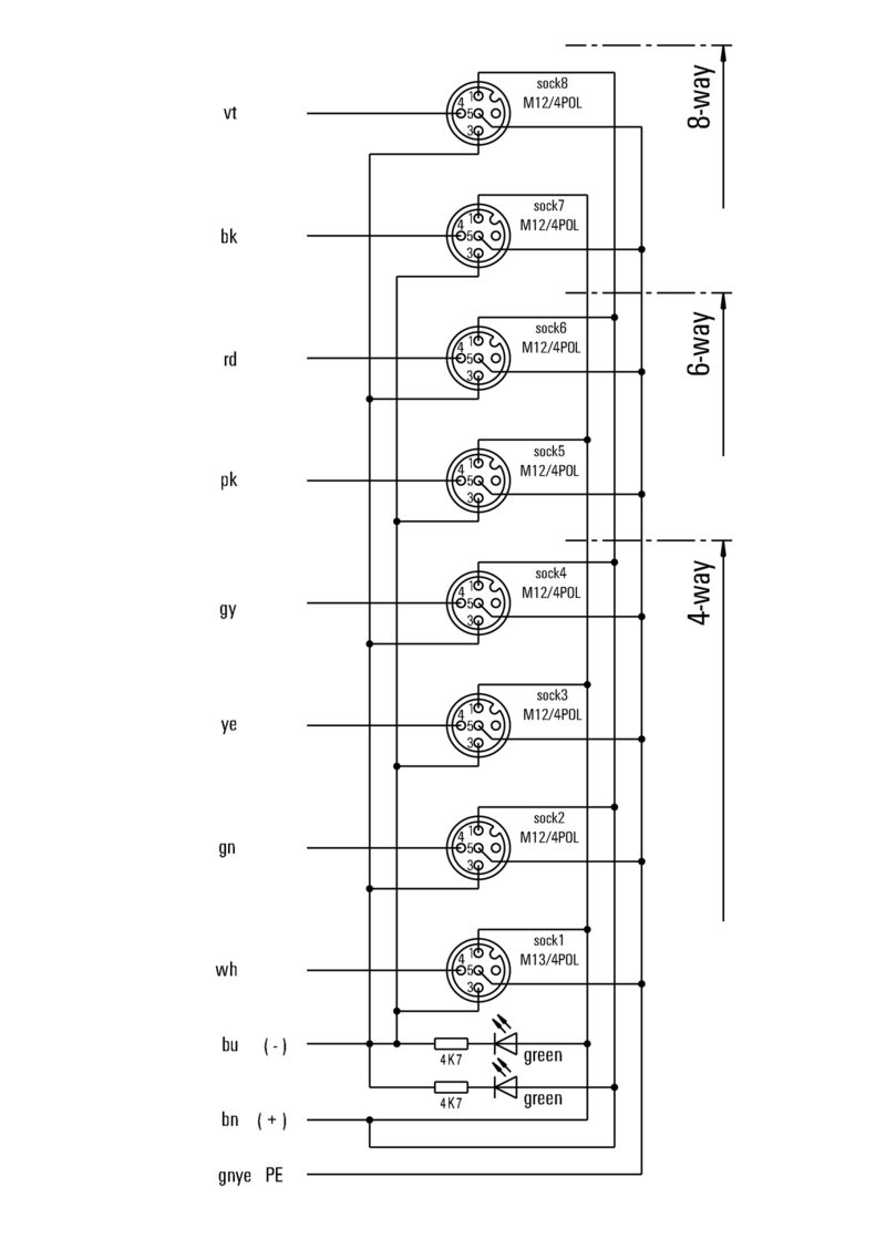 SAI-4-F 4P PUR 10M OL