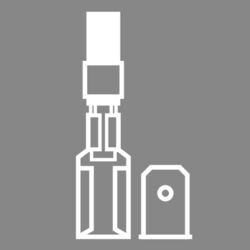 Flat-blade connection