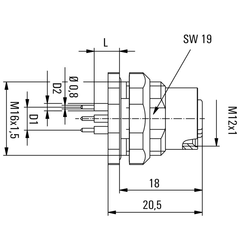 SAIE-M12B-4-H12TL-M16