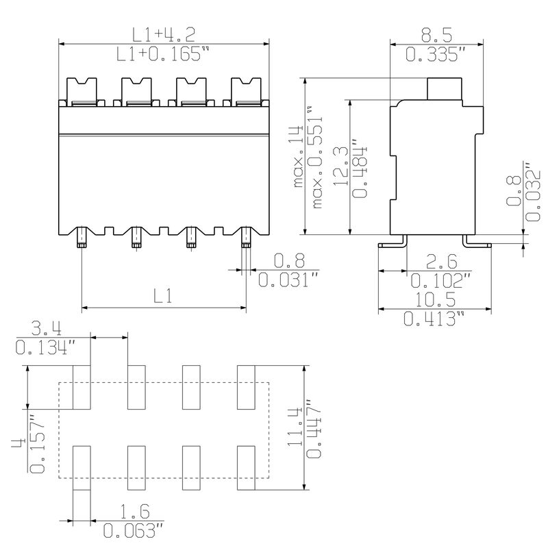 LSF-SMD 5.00/07/180 SN BK RL