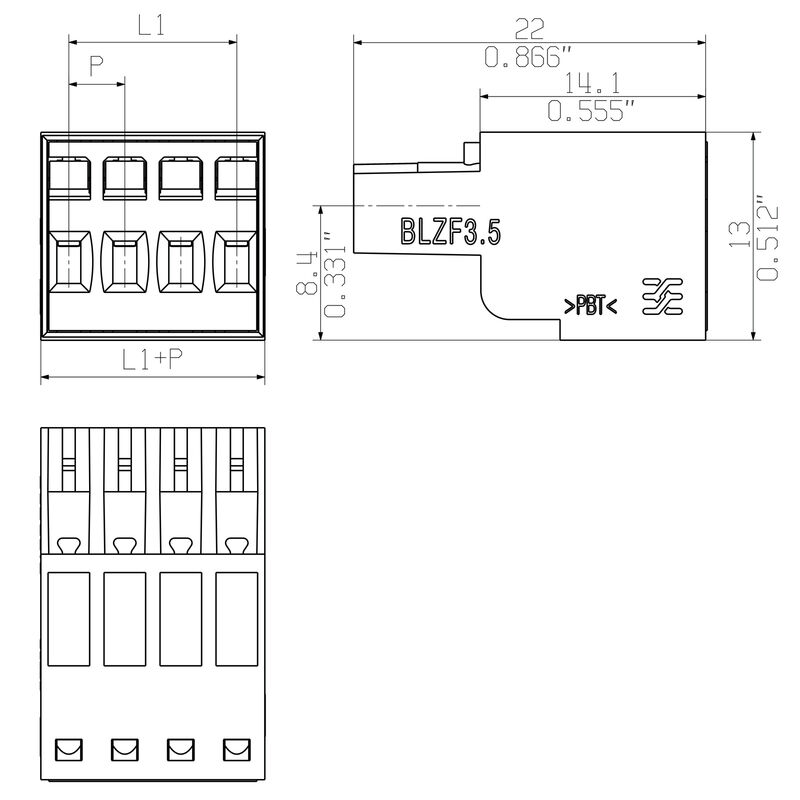 BLZF 3.50/10/180 SN OR BX