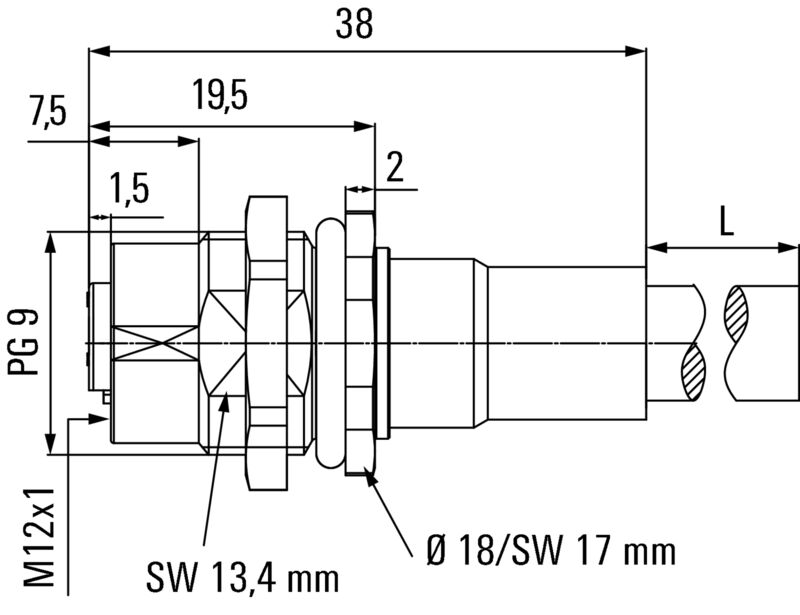 SAIE-M12B-PB-2.0U HW