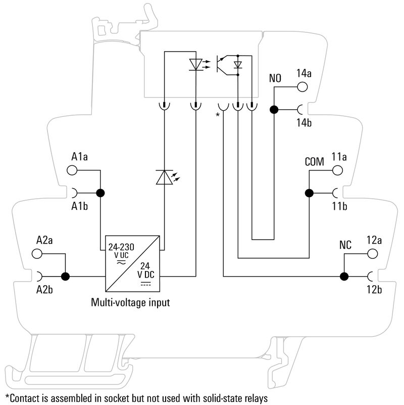 TOP 24-230VUC 48VDC0,1A ED2