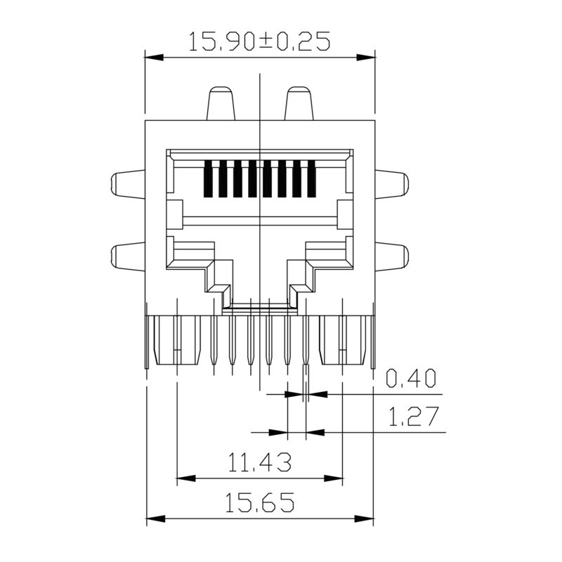 RJ45M T1D 3.2E4N TY