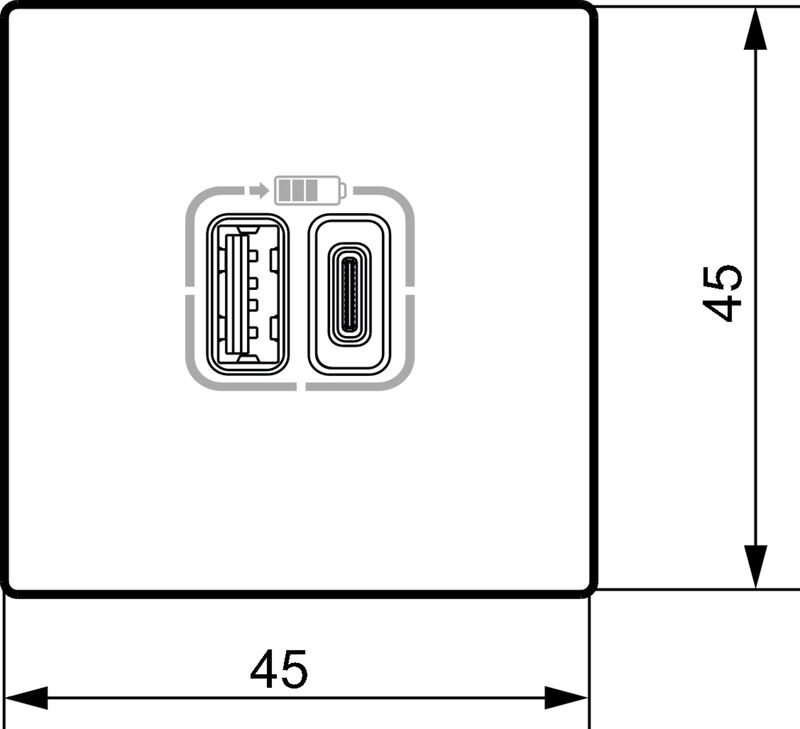 IE-FCI-PWB-2USB-A/C-5V