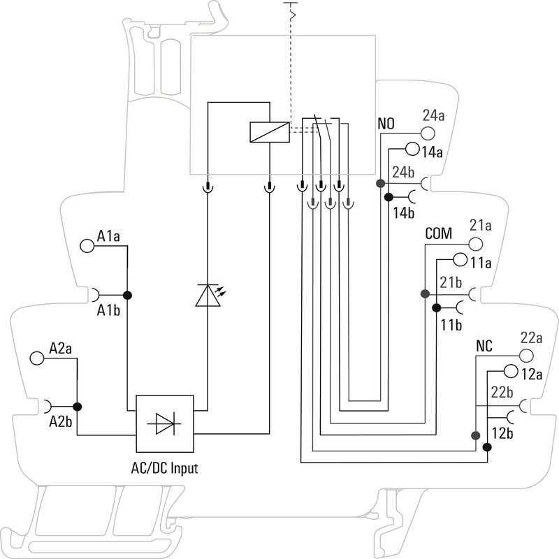 继电器TRP 120VUC 2CO PB