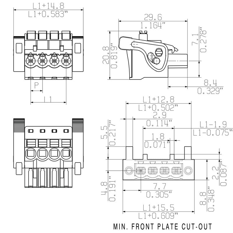 BLF 5.00HC/08/90LR SN BK BX