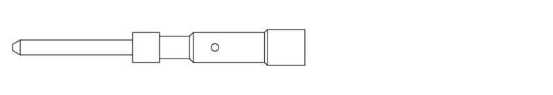 M23压接插针SAI-M23-KSC-0.14/1.00