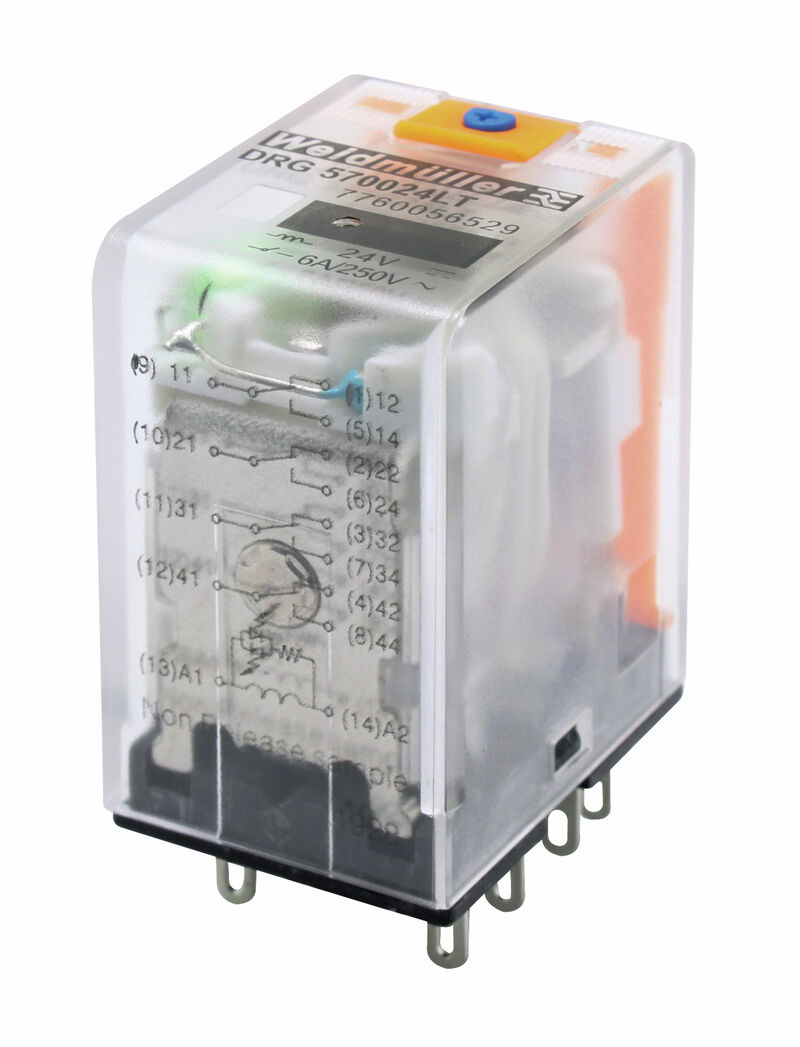 with LED and Test Button