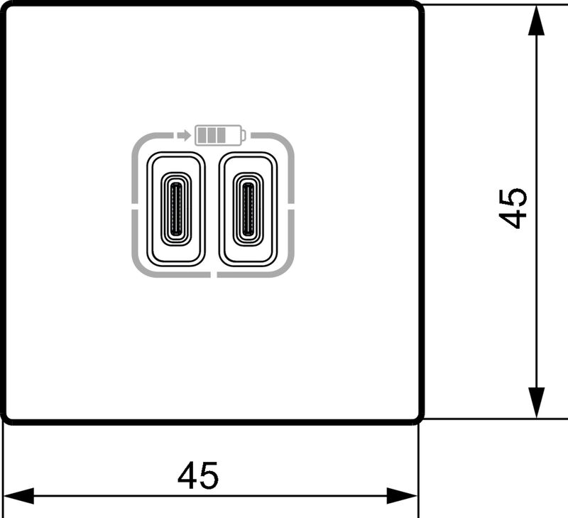 IE-FCI-PWB-2USB-C-5V
