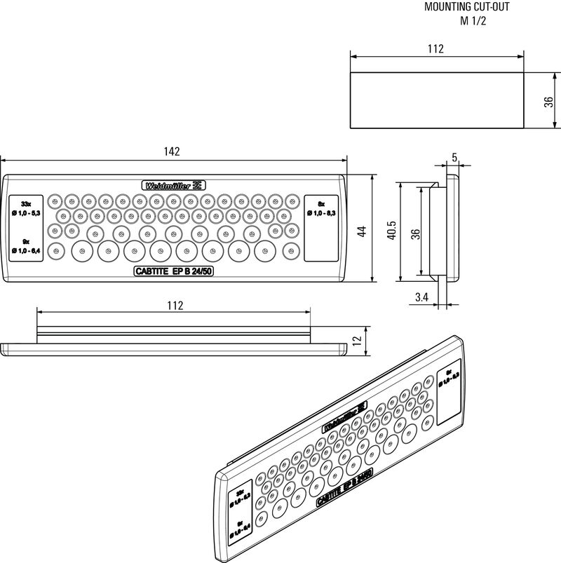 CABTITE EP B 24/50 GY