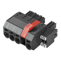 Buchsenstecker PUSH IN Federanschluss