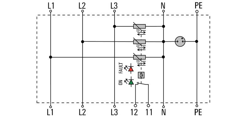 电涌保护器VPU III 3/280V