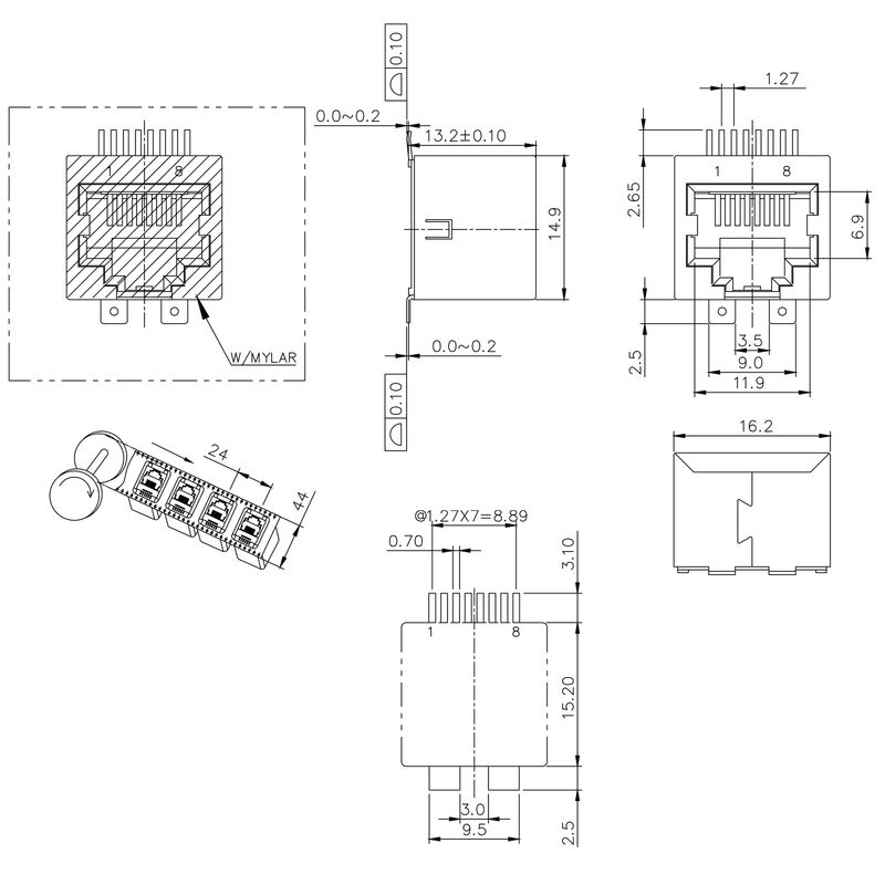 RJ45C5 S1V 2.7N4N RL