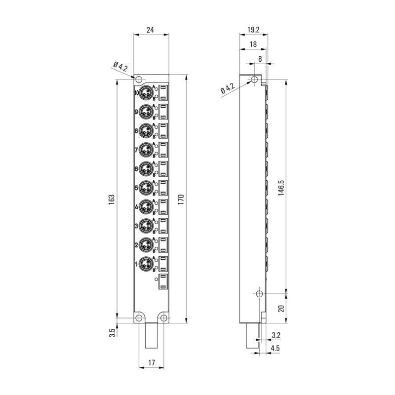 SAI-10L-VPFC-3A-M08L-PNP-10U04