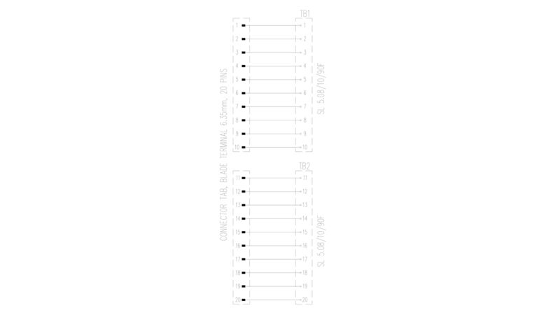 MBGE ADPT MOD800 RACK IN PLACE 20 POLE