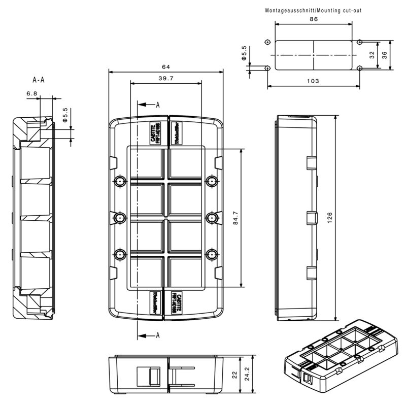 CABTITE FRFT 16/8 SET