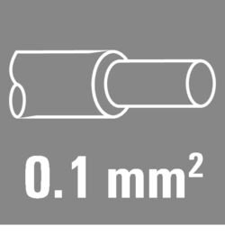 0.1 - 0.5 mm&sup2;