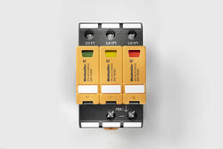 Optical status indicator red yellow green & remote alert