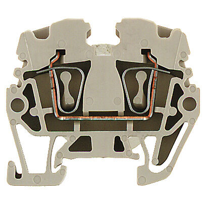 Feed-through terminal block, Tension-clamp connection, 2.5 mm&sup2;, 500 V, 24 A, Number o