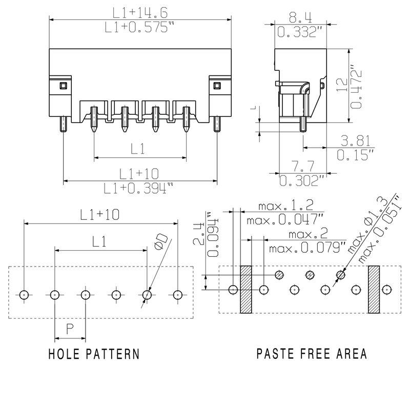 SL-SMT 5.00HC/14/180LF 3.2SN BK BX
