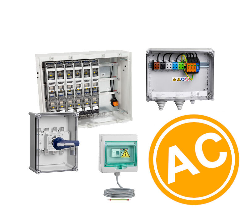 AC 汇流箱、AC 开关、AC SPD