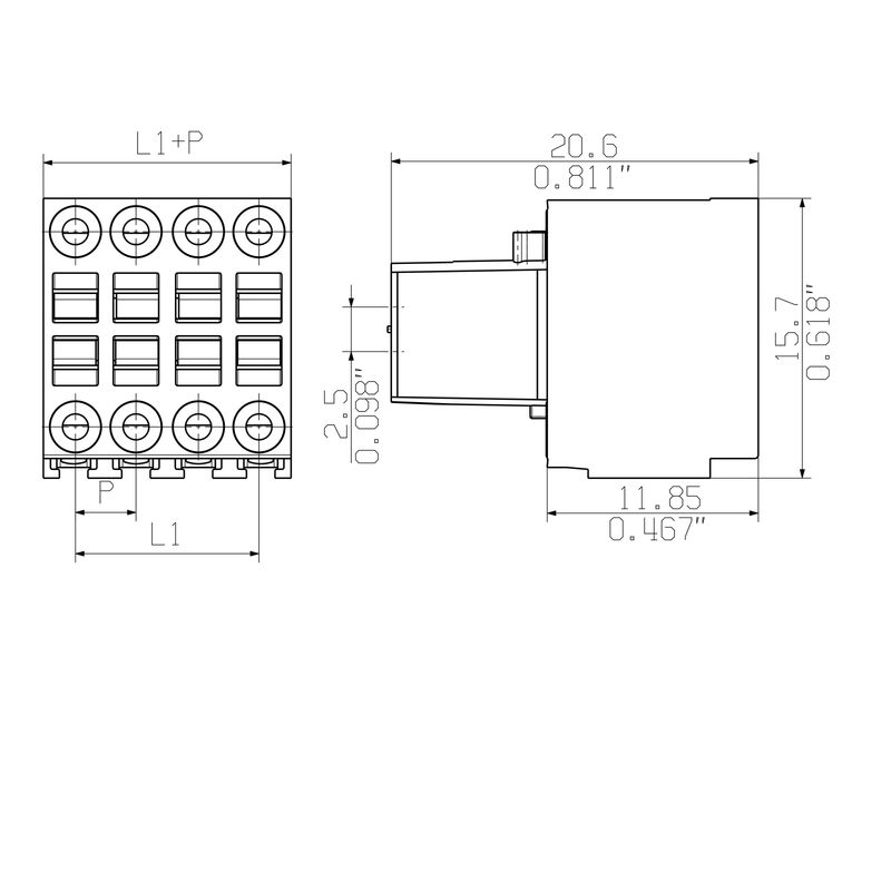 B2L 3.50/06/180QV3 SN BK BX