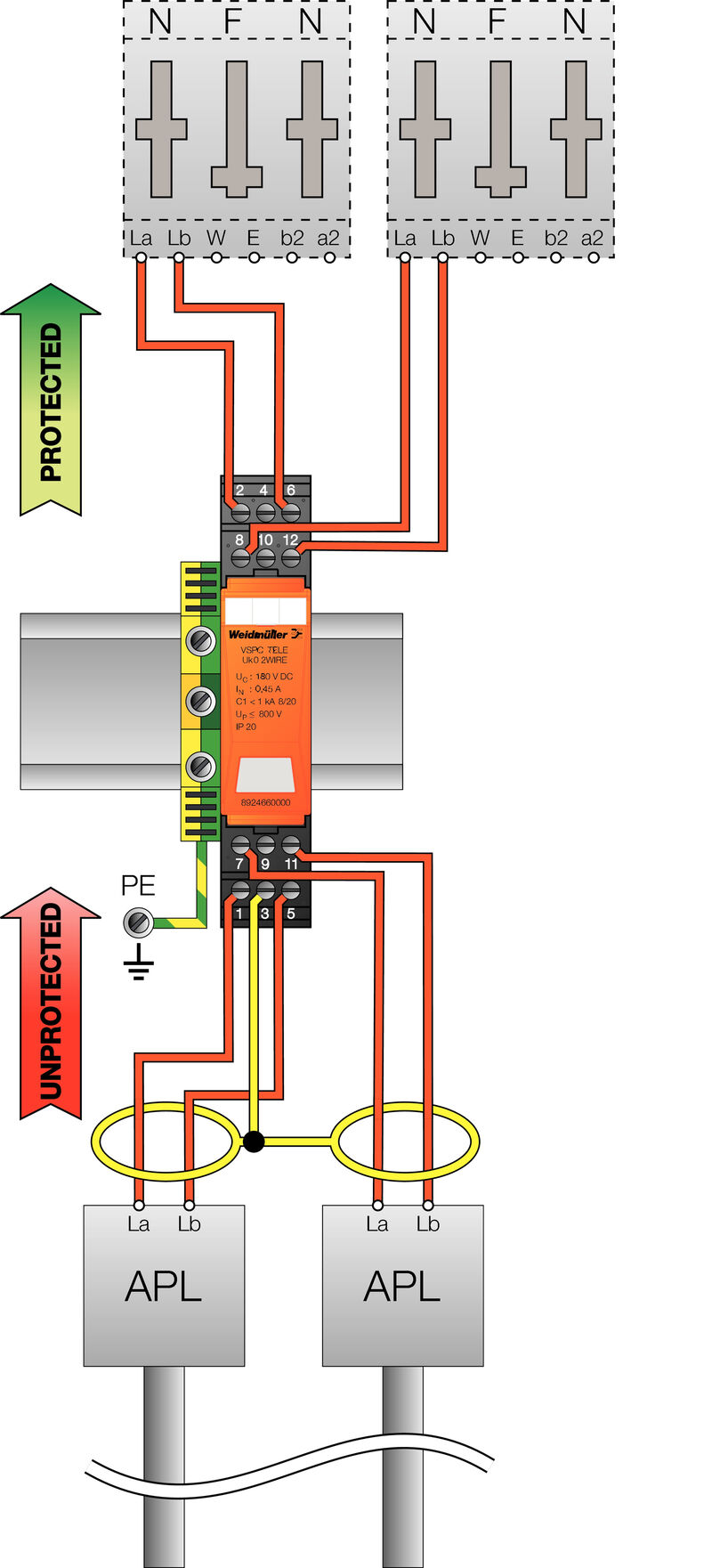 电子产品VSPC TELE UK0 2WIRE