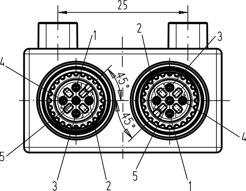 SAI-Y-5S M12/M12 2BO
