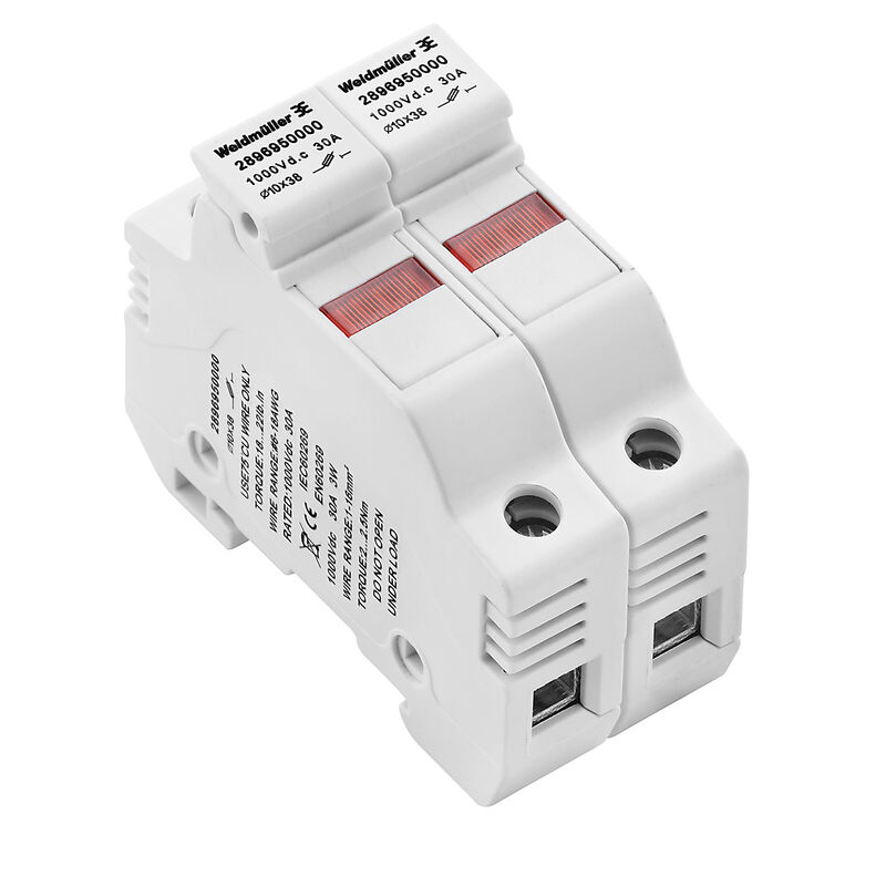 FUSEHOLDER WSFH/2 10X38 1KV LED