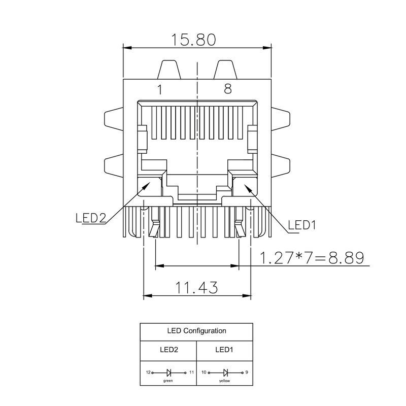 RJ45C5 R1D 3.2E4G/Y RL