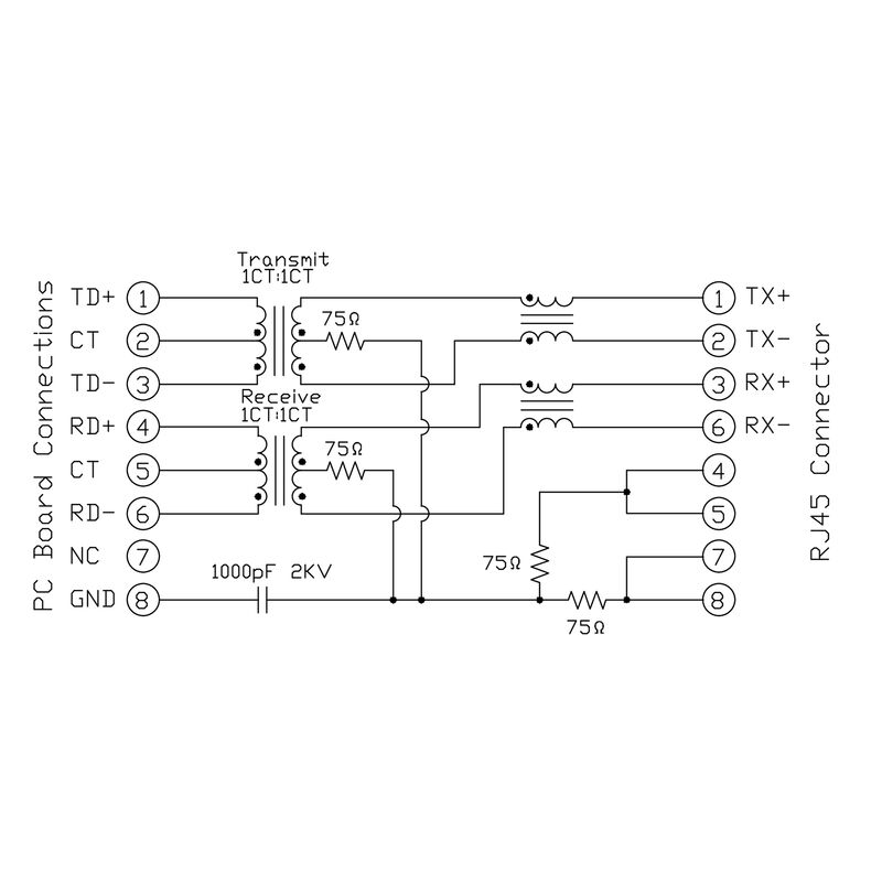 RJ45M R1V 1.9N4YG/YG RL